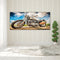 Motorcycle Oil Paint By Numbers DIY Handpainted on Canvas Wall Picture Unfr