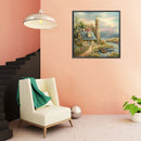 5D Diamond Painting Kit Watchtower House Full Square Drill Rhinestone DIY Wall