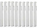 10pcs Guitar BONE Saddle 72x3x9mm Folk Acoustic Bridges Luthier 6 String nut