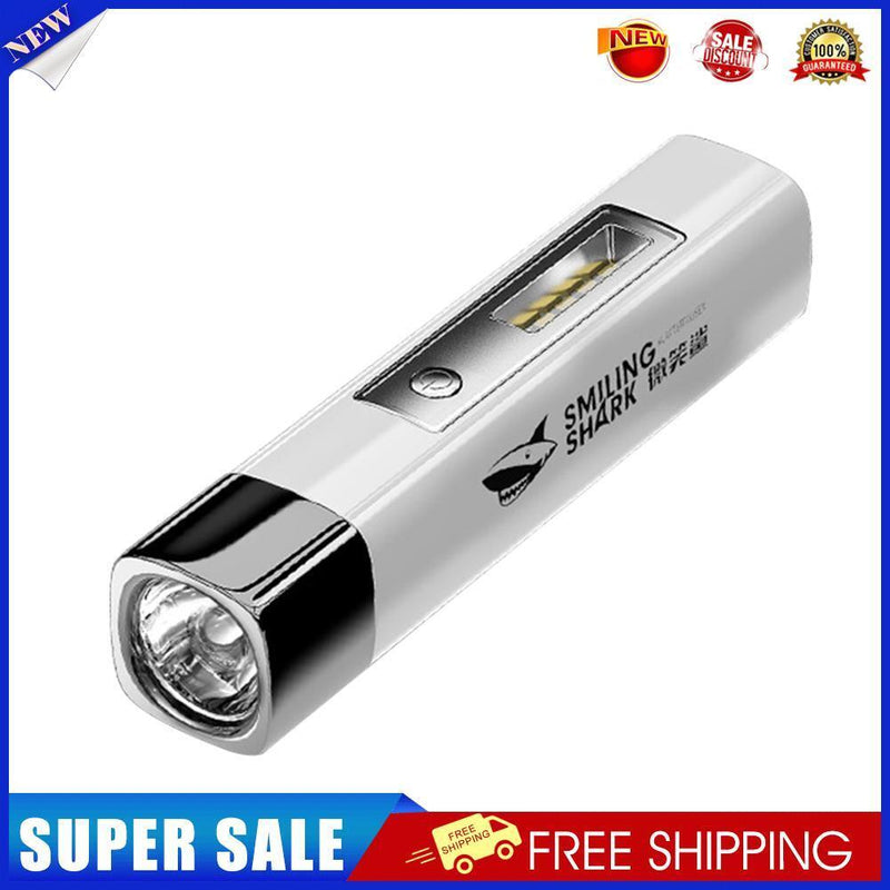 LED Powerful Torch Outdoor Emergency Waterproof 4 Gears Flashlight (Grey)