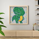 5D DIY Diamond Painting Cartoon Animal Full Drill Rhinestone Mosaic Art Picture