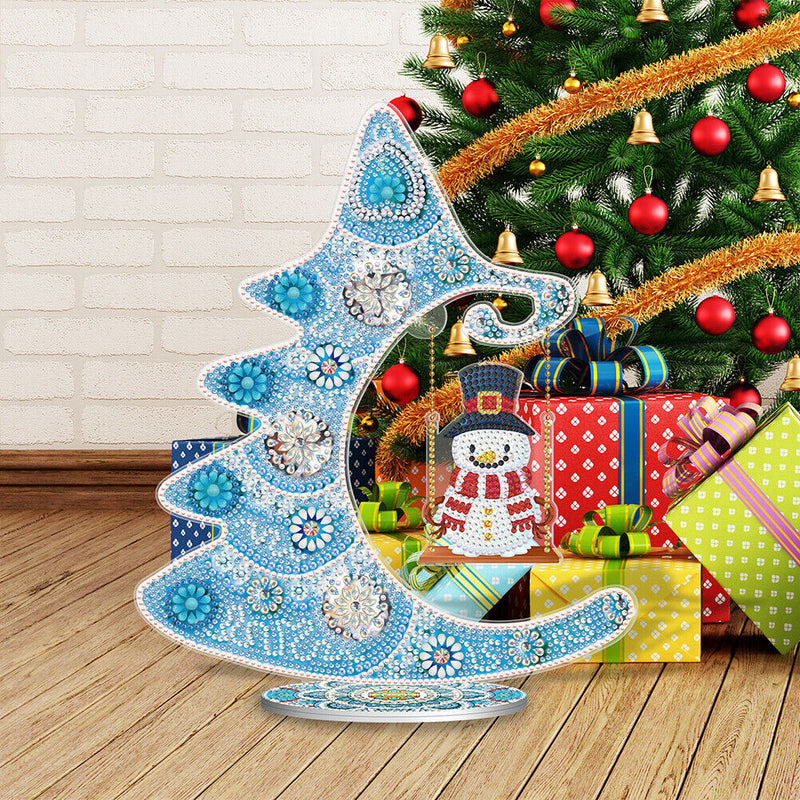Special Shaped Diamond Mosaic Craft Christmas Theme Rhinestone Embroidery C
