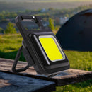 USB Mini LED Flashlights Rechargeable Pocket Lamp Bottle Opener 4 Lighting Modes