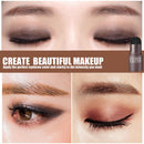 One Step Stamp Eyebrow Shape Stick Hairline Contour Powder (Dark Brown) Newly