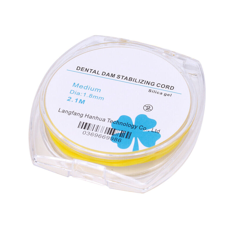 1 Roll 2.1m 1.8mm Dam Stabilizing Cord Dentistry Instrument Dental Line Ela
