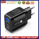 5A USB Type C Fast Charger PD 25W + QC3.0 Mobile Phone Wall Charging Adapter