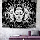 Abstract Sun Moon Wall Hanging Tapestry Room Decor Background (100x75cm)
