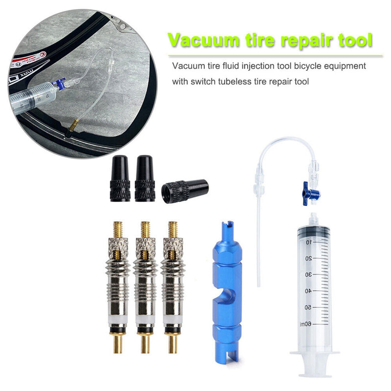 Bike Tyre Repairing Sealant Injector Tools Cycling Tire Maintenance Liquid Tool
