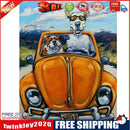 5D DIY Driving Dogs Full Square Drill Diamond Painting Kit Handicraft Art
