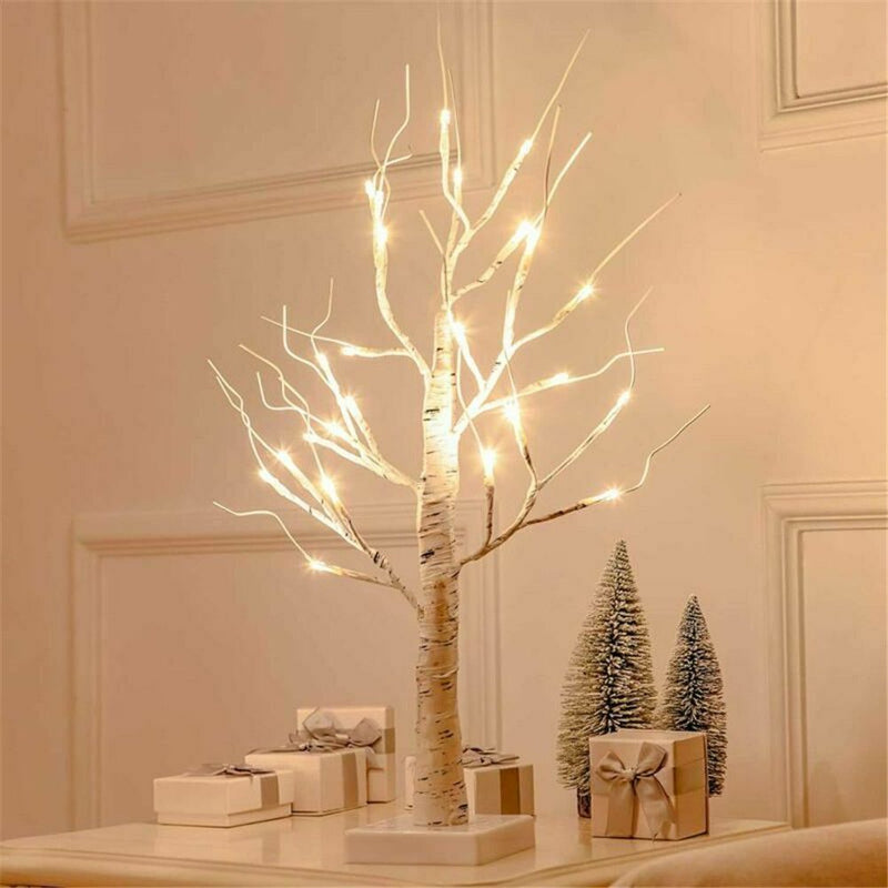 White Twig Tree Christmas Birch Tree Lights Simulation Tree Lights LED Light Up