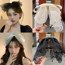 Props Lace Chiffon Hair Accessories Elegant Big Bow Hairbands Hair Ornament