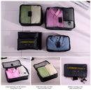 6 Pieces Packing Cubes Multi-functional Clothing Sorting Packages for Suitc