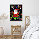 5D DIY Full Round Drill Diamond Painting Kit Santa Claus Drawing Ornament