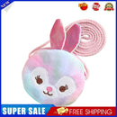Kids Plush Cartoon Licorne Handbag Girls Zipper Mini Crossbody Bag (Rabbit)