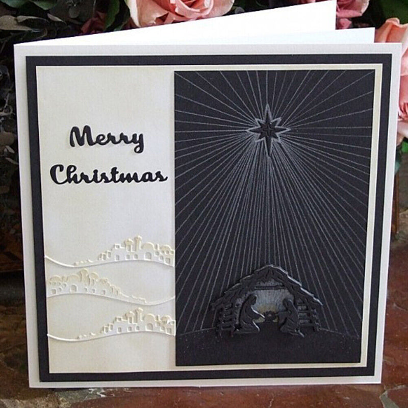 Christmas Metal Embossing Cutting Dies DIY Scrapbooking Album Card (H1239)