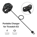 For Ticwatch E3 / Pro3 / Pro3 LTE USB Fast Charger Cable Smart Watch Accessories