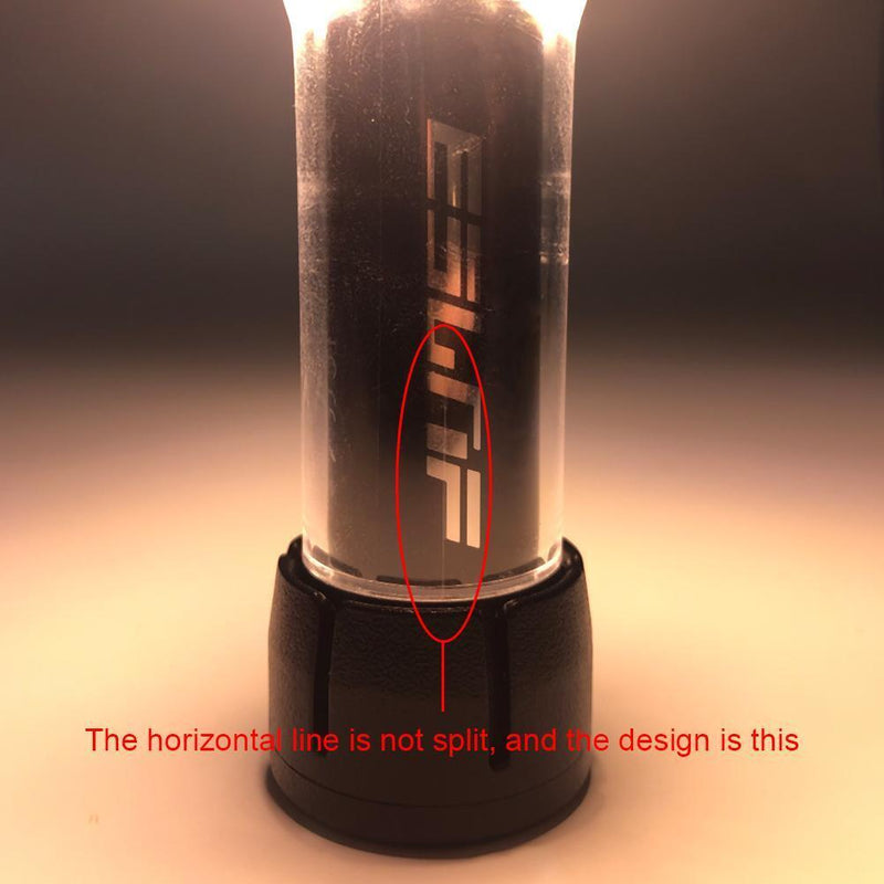LED Lamp Adjustable Lighthouse Flashlights USB Charging for Outdoor (Black A)