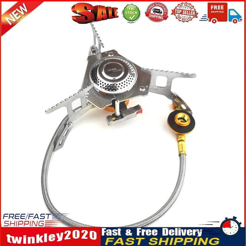 Outdoor Gas Stove Camping Folding Picnic Cooking Portable Split Stove (A) Newly