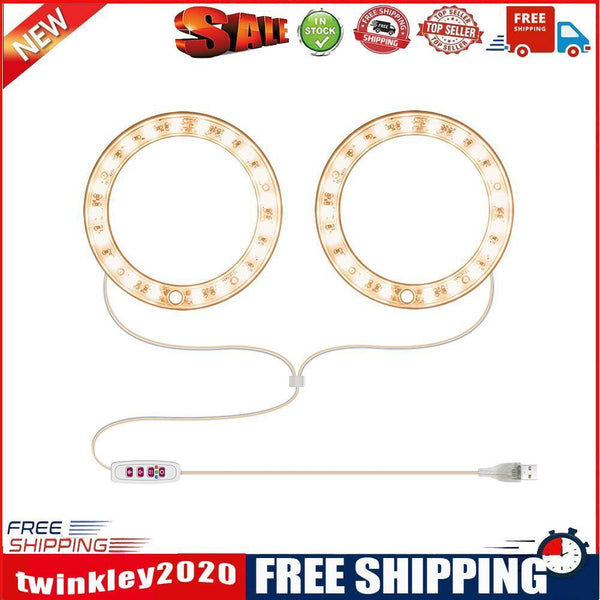 Angel Ring Plant Light Sunlight Phytolamp USB Nursery Lamp (One for Two)