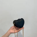 Mini Crossbody Bag Love Heart Leather Women Kids Girl Fashion Small Handbags