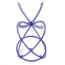 Plastic Folding Stable Durable Wig Hair Cap Display Holder Stand Tool Blue