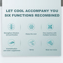 Removable for Cleaning Air Cooler Cooling Fan Humidifier with 7 LED Colors Light