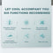 Removable for Cleaning Air Cooler Cooling Fan Humidifier with 7 LED Colors Light