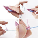 Crochet Hook Tatting Metal Shuttle Embroidery Bobbins Sewing Shuttle Core