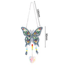DIY Crystal Light Catching Jewelry Ornaments Wind Chime Pendant (Butterfly)
