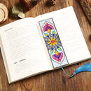 Diamond Painting Bookmark Leather Tassel Book Marks (Mandolin Flowers-S22) Newly