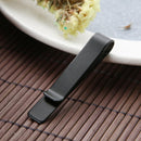 Metal Stainless Steel Money Clip Holder Folder Collar Clip (Black)