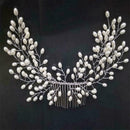 Fashion Women Tiara Bridal Hair Comb Wedding Headwear Jewelry Hair T1U2