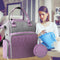#A 600D Oxford Backpack Travel Portable Crochet Bag Needles Yarn Storage Organ