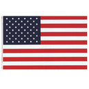 Country Printed Embroidered Stars Independence Day USA Flags American Flag