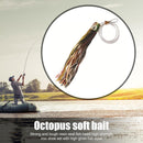 Octopus Squid Fishing Lures Soft Skirt Baits Tuna Trolling Seawater (E)