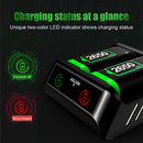 For Xbox Series X Controller Battery Charger with 2x2650 mAh Battery Packs