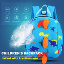Toddler Kids Dinosaur Backpack Anti-lost Outdoor Camping Bag with Reins for