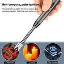 Windproof Electric Arc BBQ Lighter USB Plasma Ignition for Gas Stove BBQ Lighter