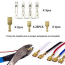 Universal 12V Car Marine 6-Way Relay+ 6-Slot ATO/ATC Blade Fuse Holder Box