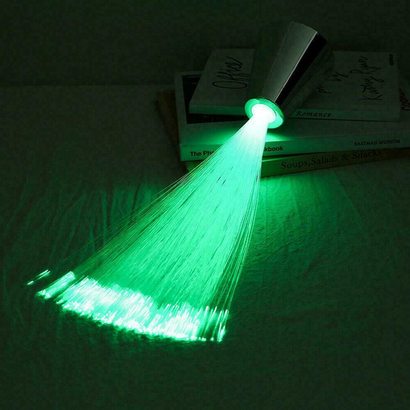 Fiber Optic Light Lamp Colour Changing Sensory Light Base Operated Battery G0C9