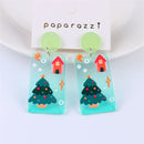 Bells Fashion Jewelry Acrylic Christmas Earrings Drop Earrings Stud Ear Ring