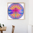 5D DIY Partial Special Shape Crystal Drill Dragonfly Diamond Painting Handi