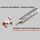 WEST BIKING Bicycle Mini Pump Aluminum MTB CO2 Inflator for Basketball Football