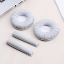 1 Pair Earphone Ear Pads with Headband Cushions for Sennheiser PX100 PX200