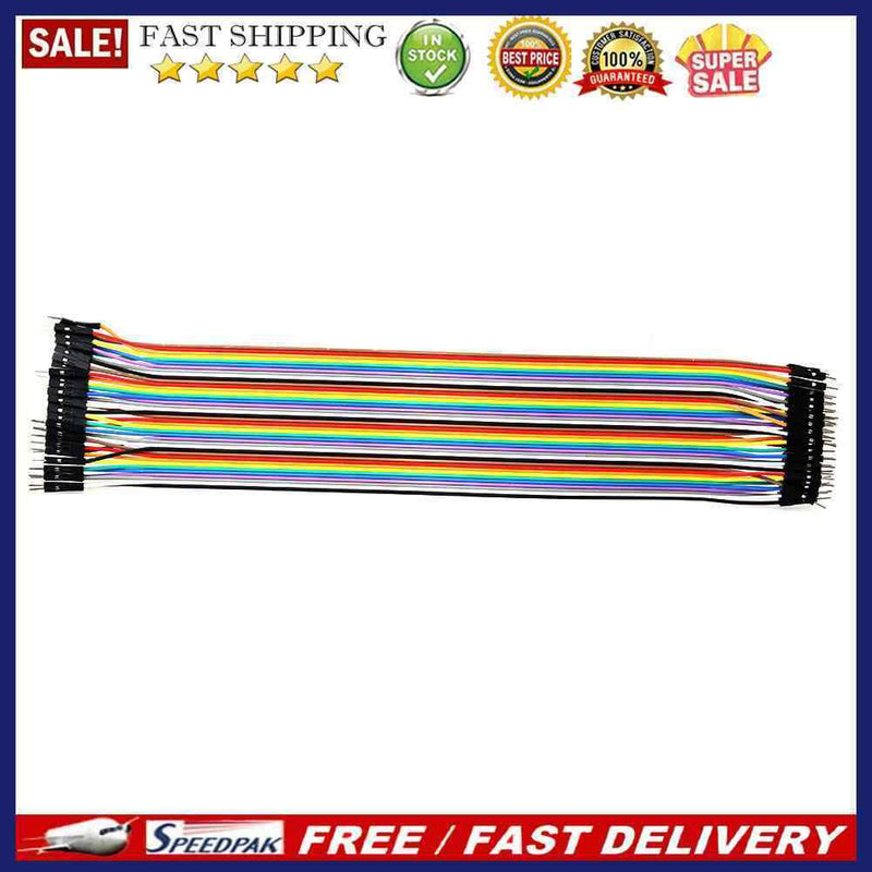 120pcs  Color Ribbon Line Breadboard Dupont Cable Jump Jumper Wire