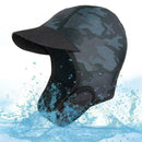 2mm Neoprene Camouflage Diving Headgear Snorkeling Cover Hat Hood Head D4V3