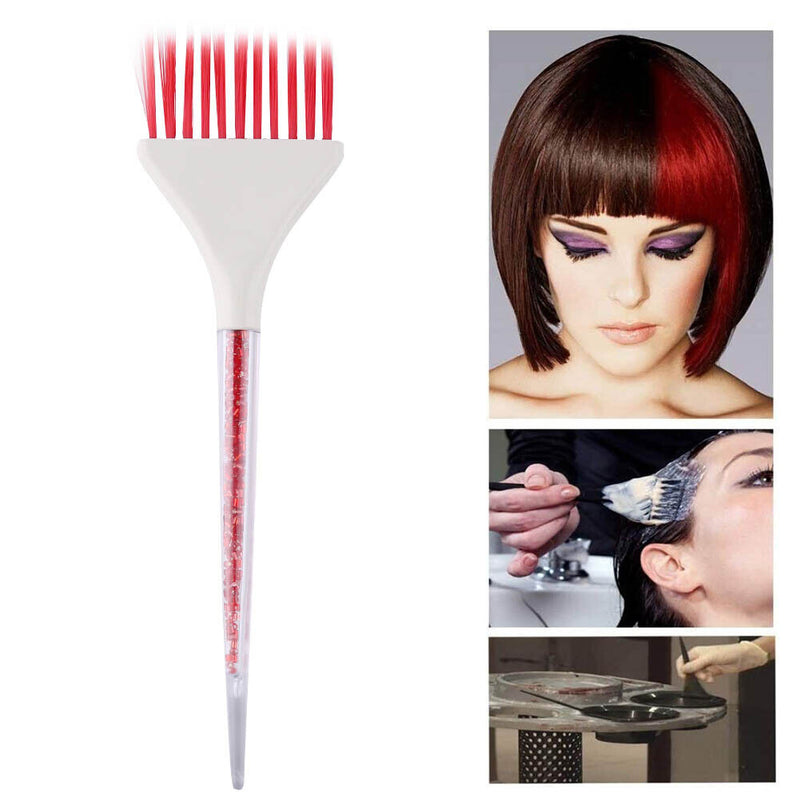 Plastic Hair Dye Brushes Easy Clean Mixing Bowl Home Salon Tinting Hair Brush