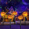 5Stk Solar-Kürbis-Laternen-Lampen-Bodenlicht Wasserdichte Halloween-Außen Dekor.