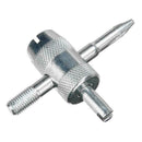 4Way Car Tyre Valve Repair Tool & 4 Pcs Tire Stem Core Installers Nice S6E9