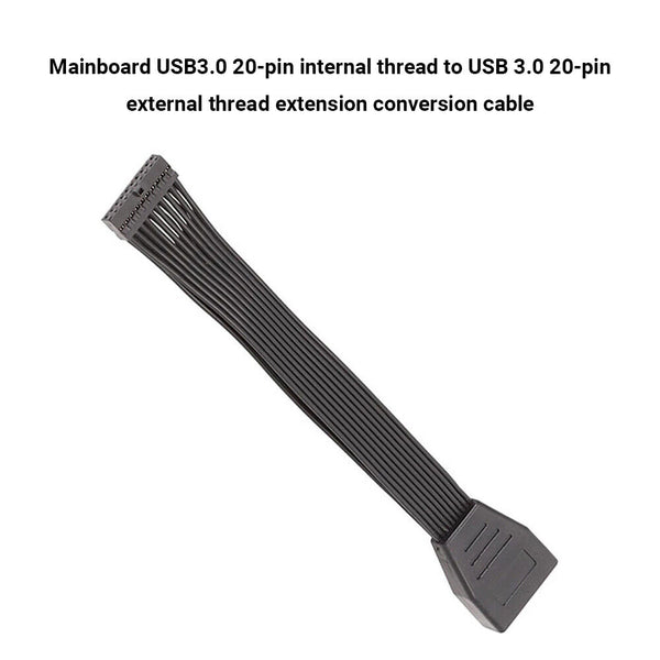 19Pin 20Pin Female to USB 3.0 Mainboard Extension Conversion Connecting Cable
